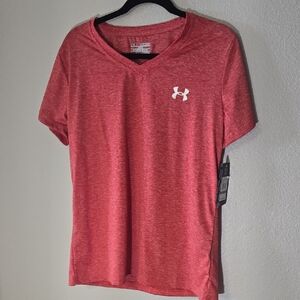 Under Armour Women's Red Short Sleeve Tee